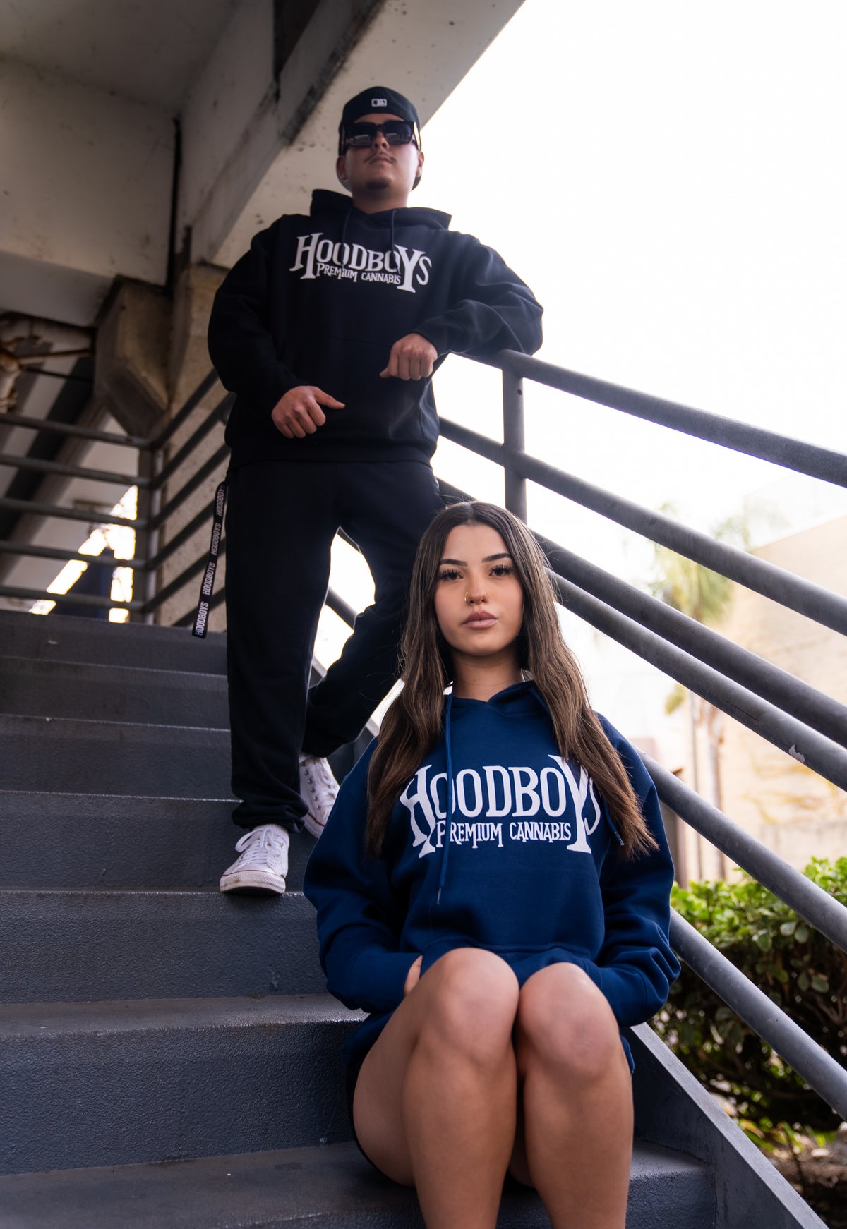 Dark royal blue hoodie