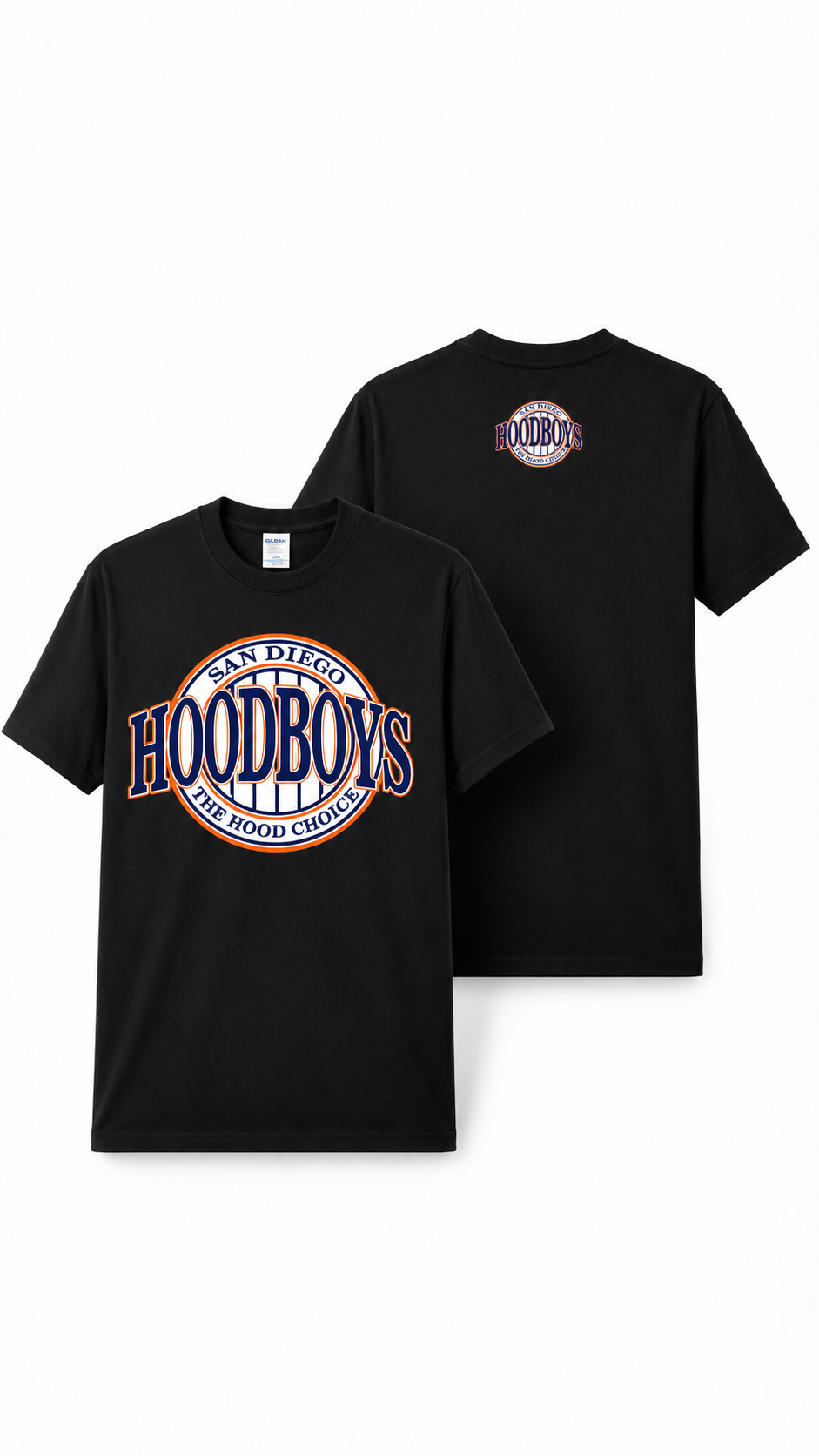 The hood choice tee orange/back
