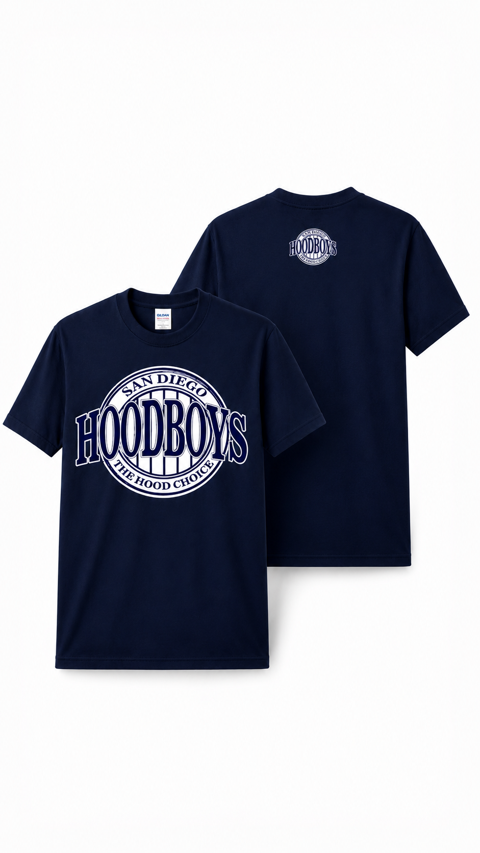 The hood choice tee blue/white
