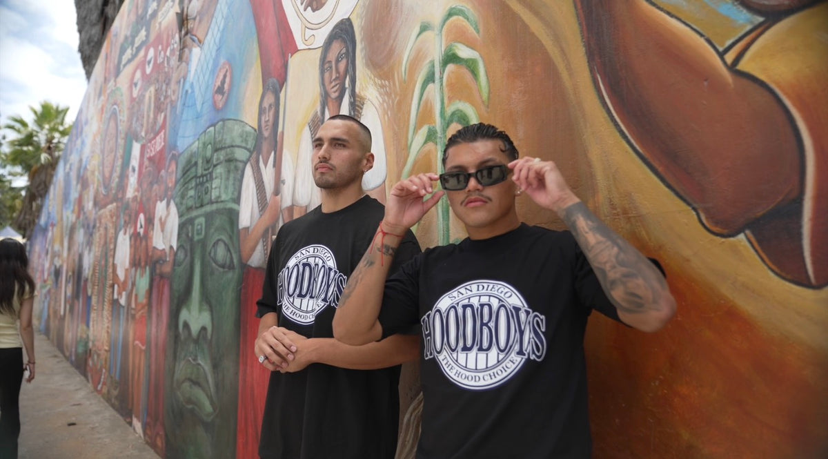The hood choice tee blue/white