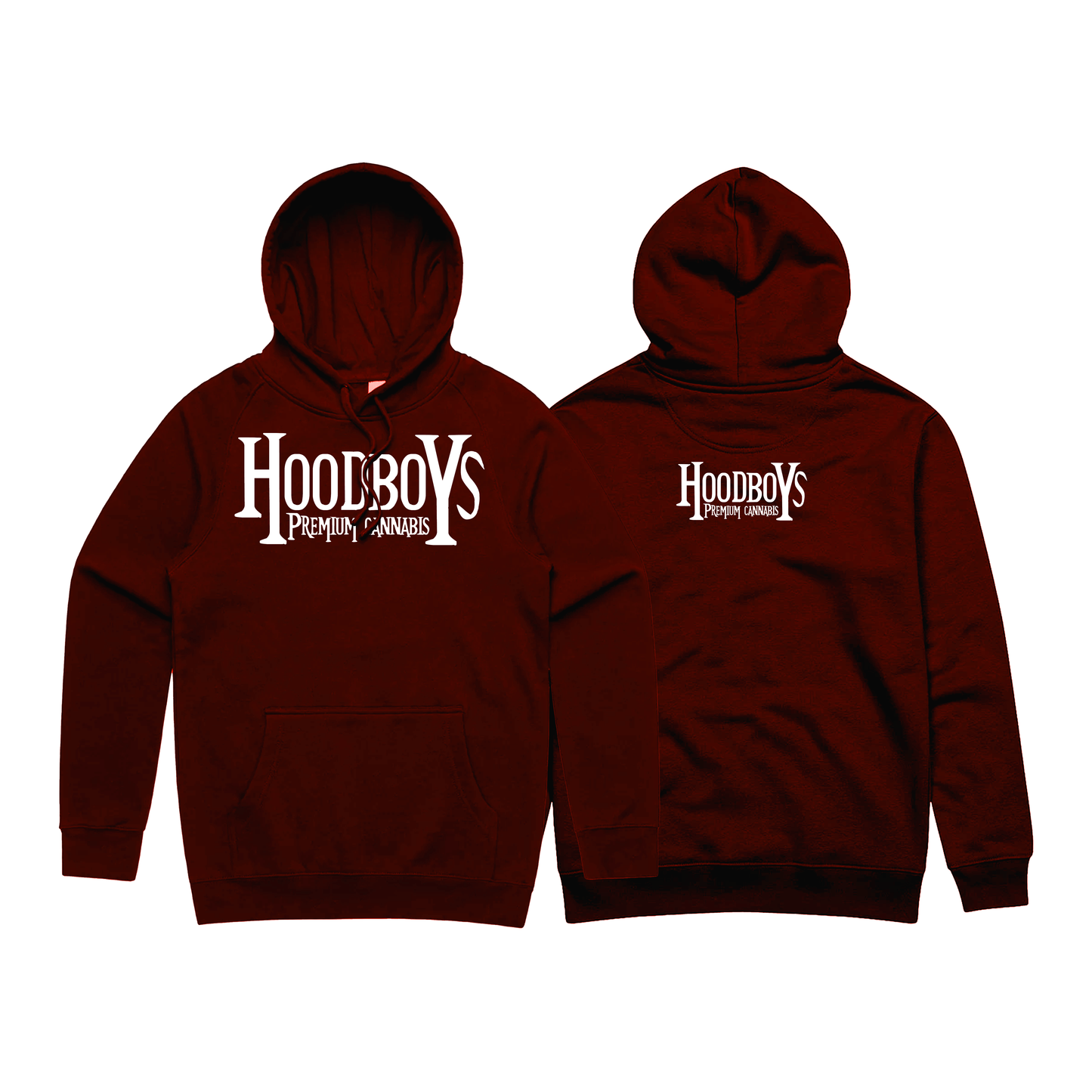 Burgundy hoodie