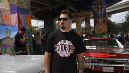 The hood choice tee orange/back