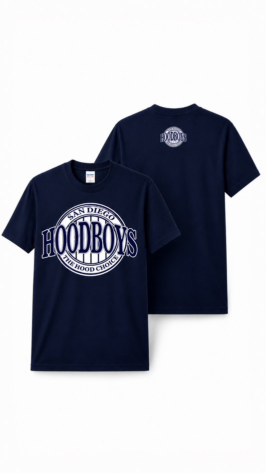 The hood choice tee blue/white