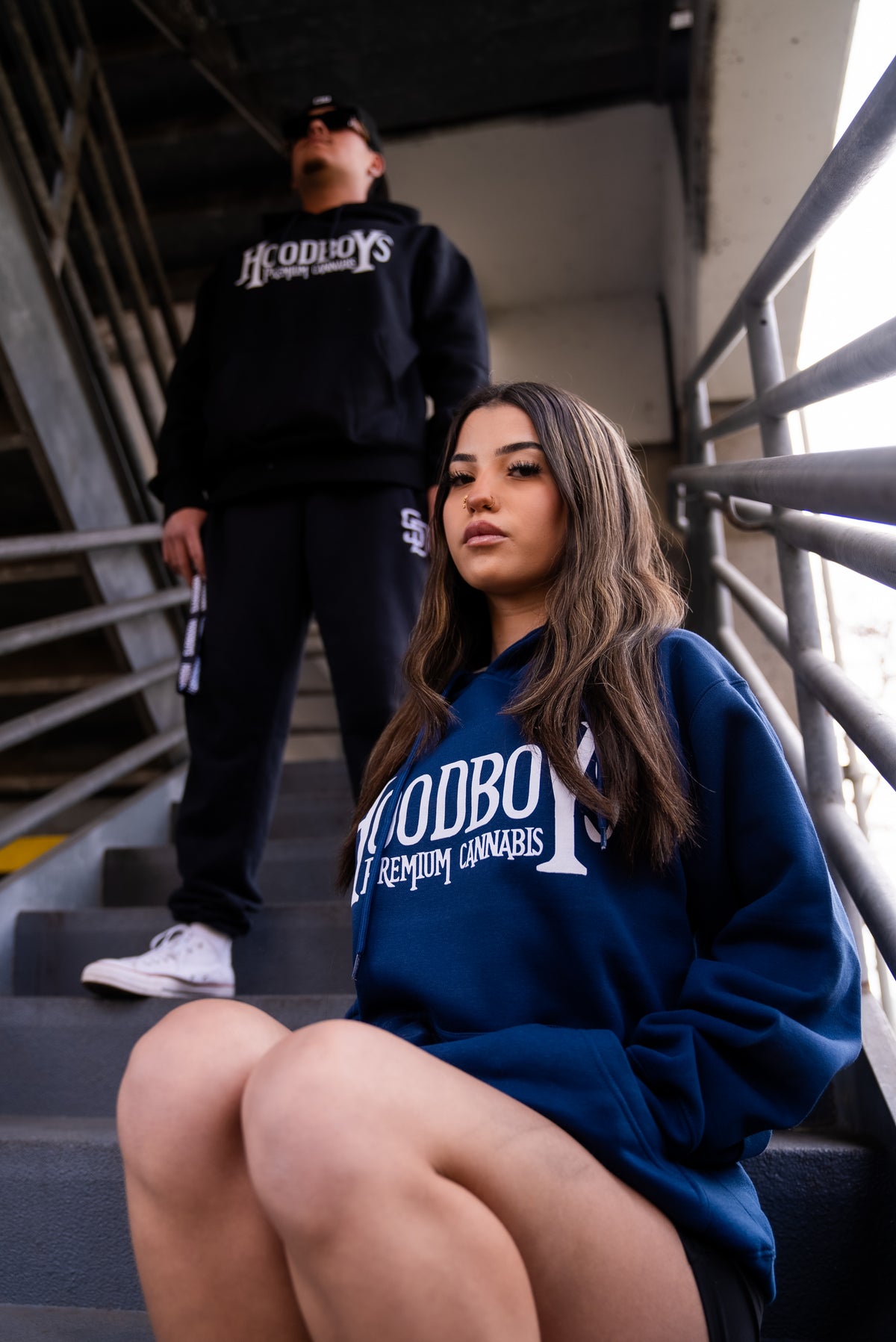 Dark royal blue hoodie