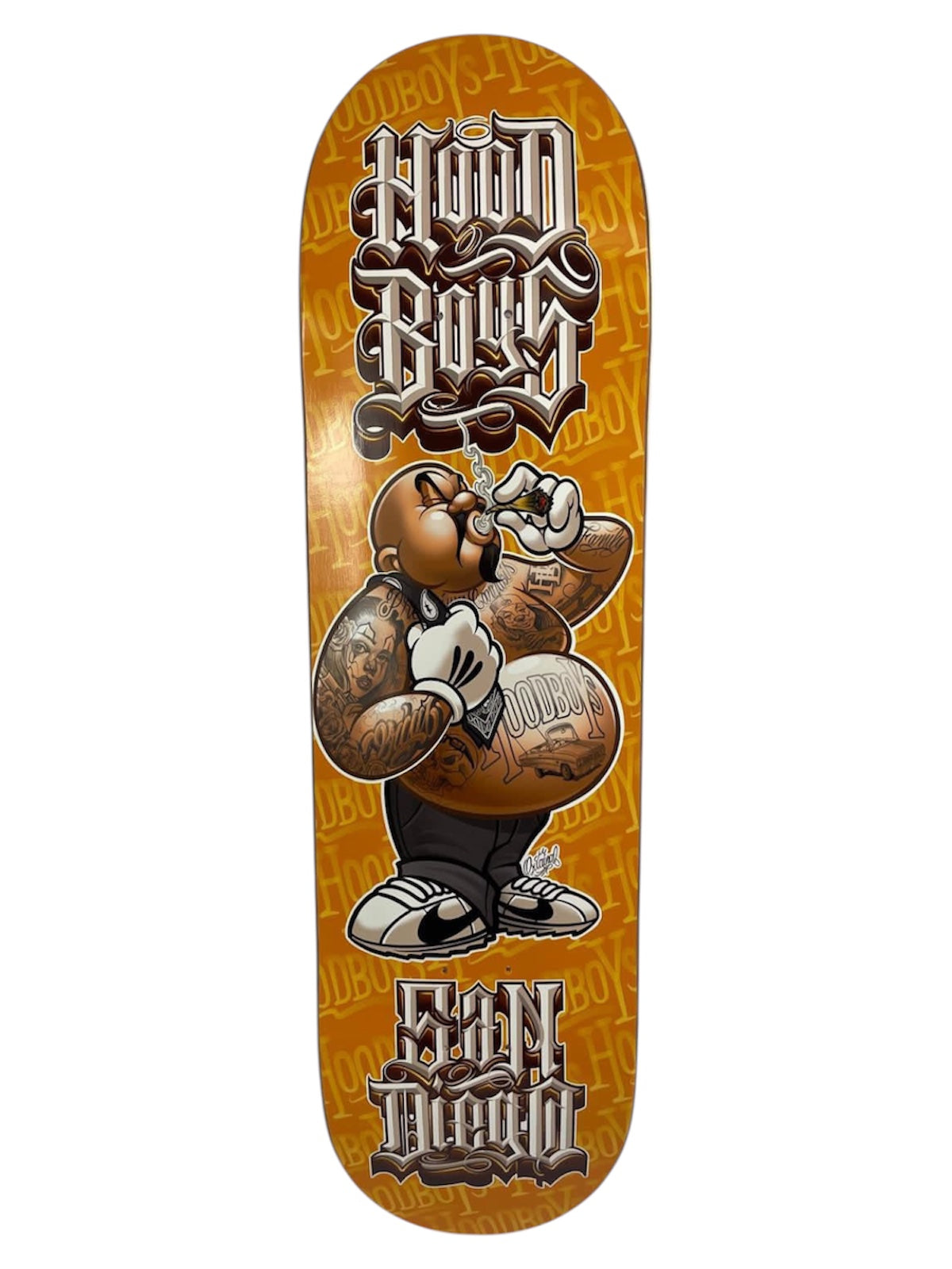 Hoodboys skateboard deck only